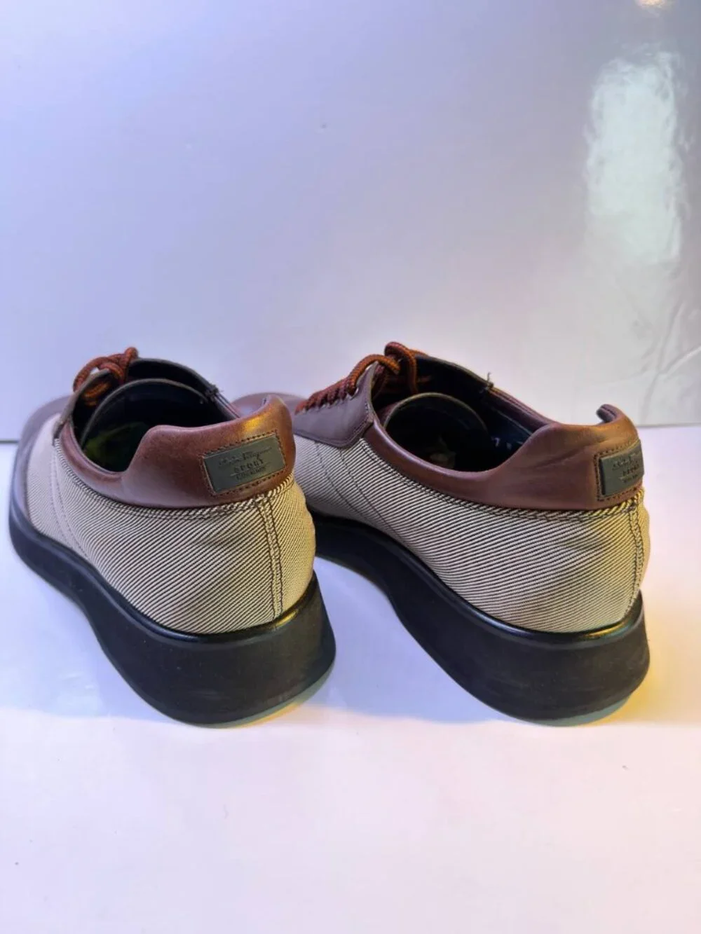 Salvatore Ferragamo Sport Vintage Sneakers – Men’s US 9.5  – Made in Italy - Picture 10 of 15